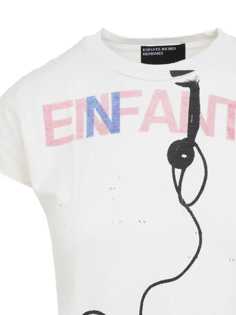 Enfants Riches Déprimés Katoenen T-shirt met grafische print Wit