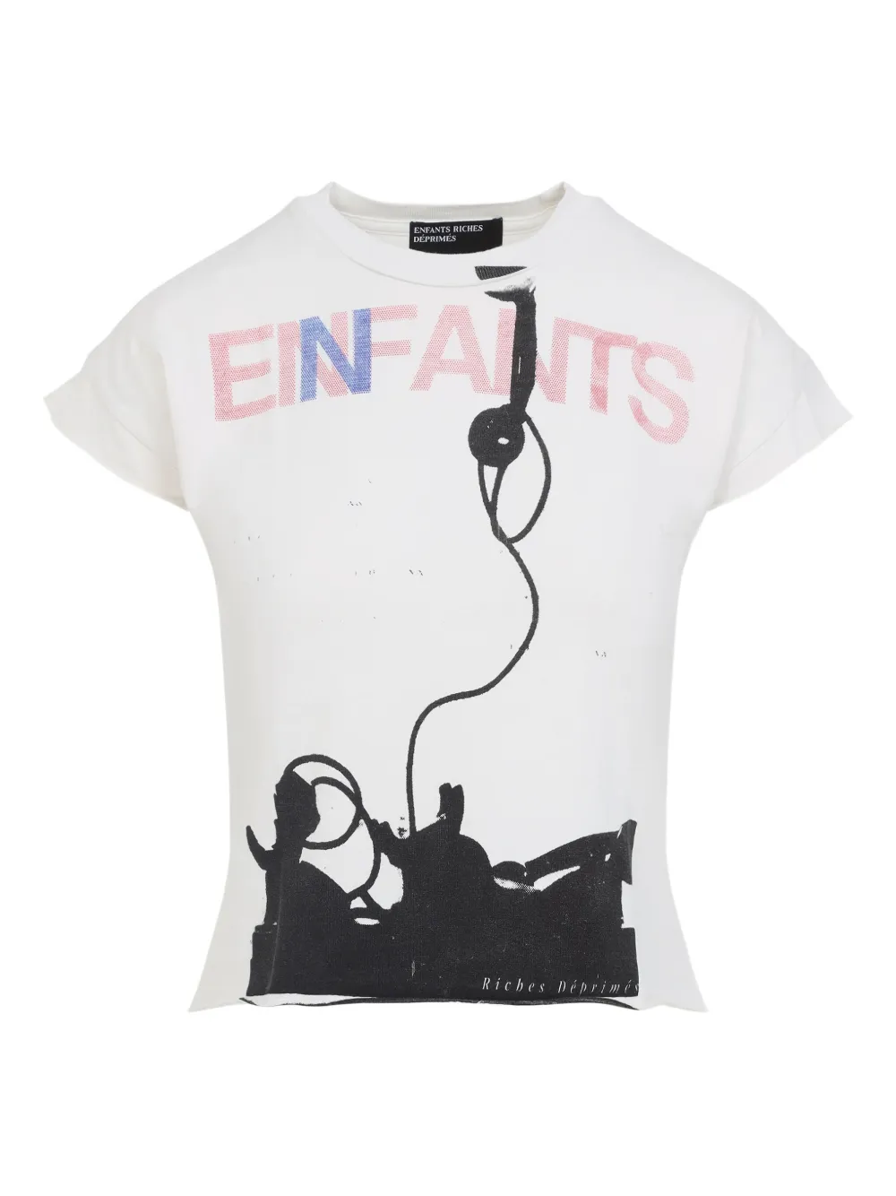Enfants Riches Déprimés Katoenen T-shirt met grafische print Wit