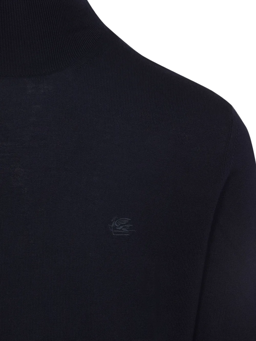 ETRO high-neck wool sweater Blauw