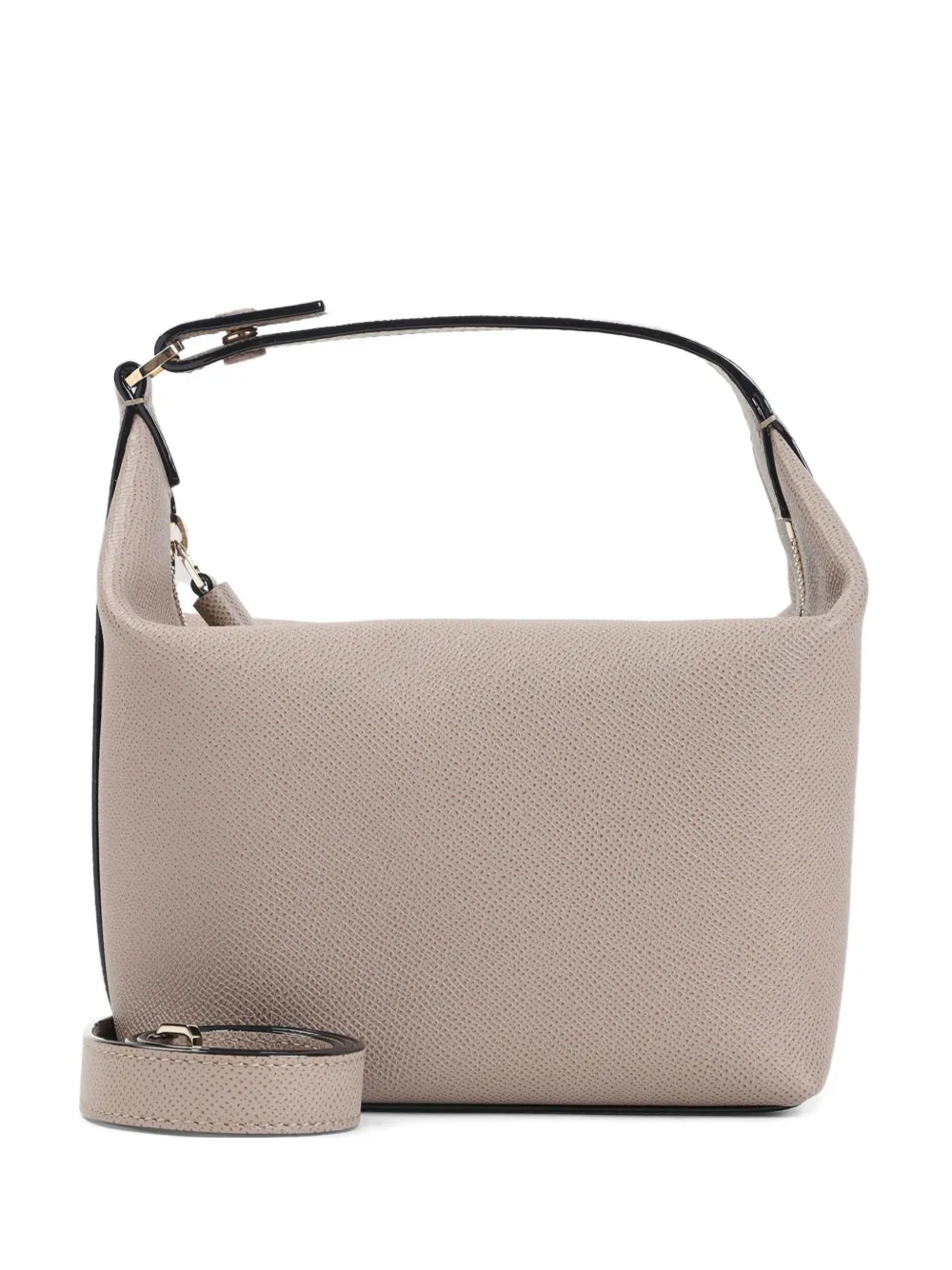 mini top handle leather bag