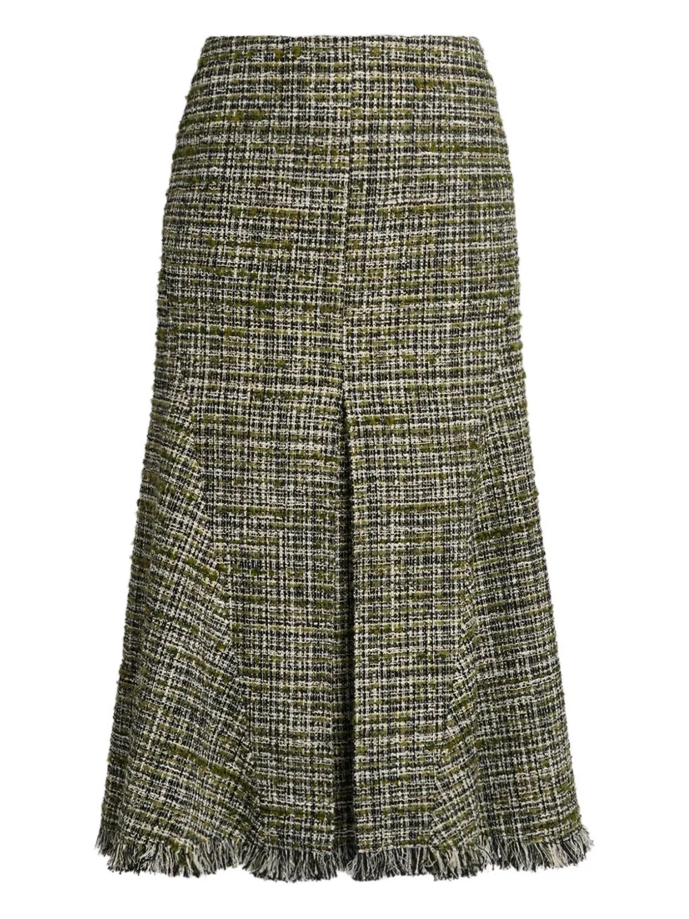 ERDEM Tweed midi-kokerrok Groen