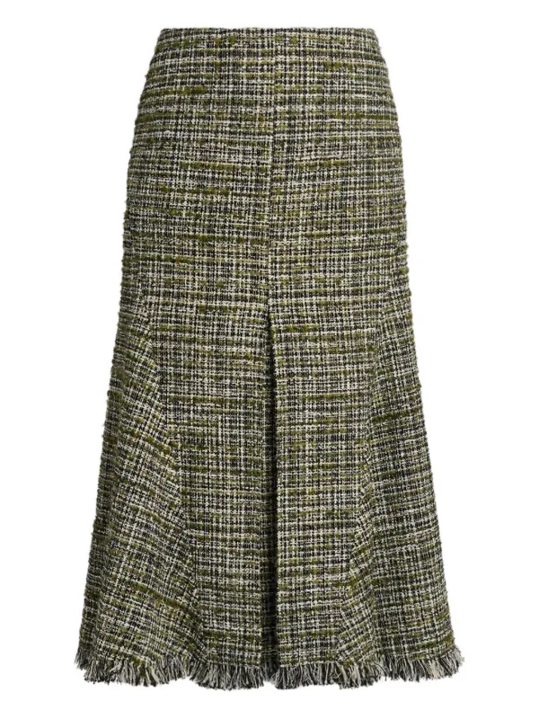 Clearance Crayon Jupe Crayon Maje Jupe Crayon Jupe Tweed Longue