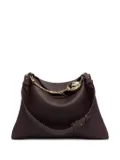 ERDEM Midi Bloom tulip-handle leather tote bag - Brown