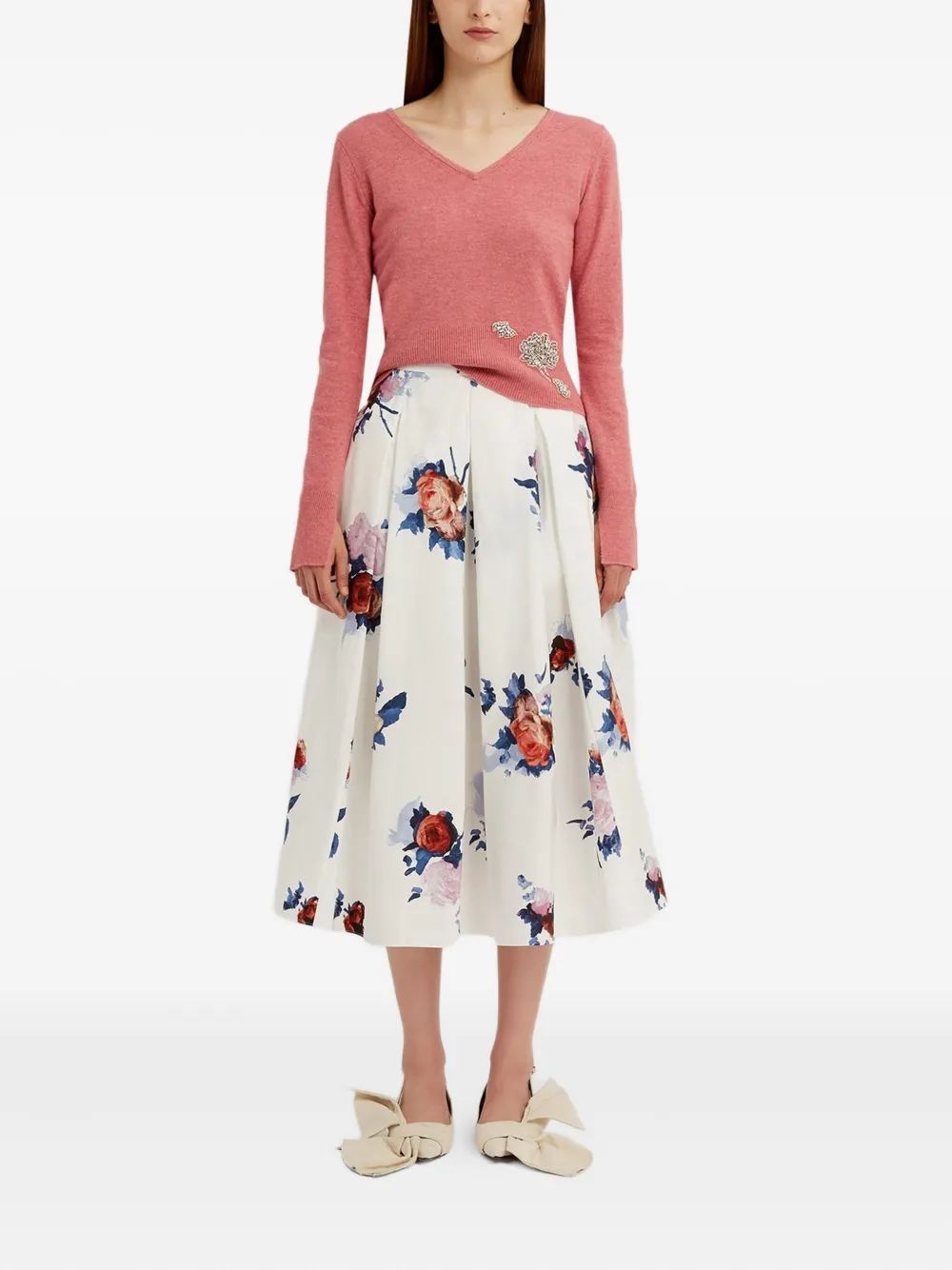ERDEM cropped jumper | Knitted Sweaters | Image 2