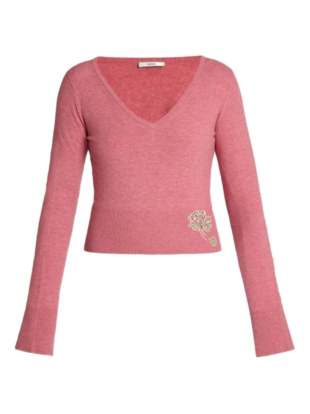 ERDEM cropped jumper | Pink | Image 1