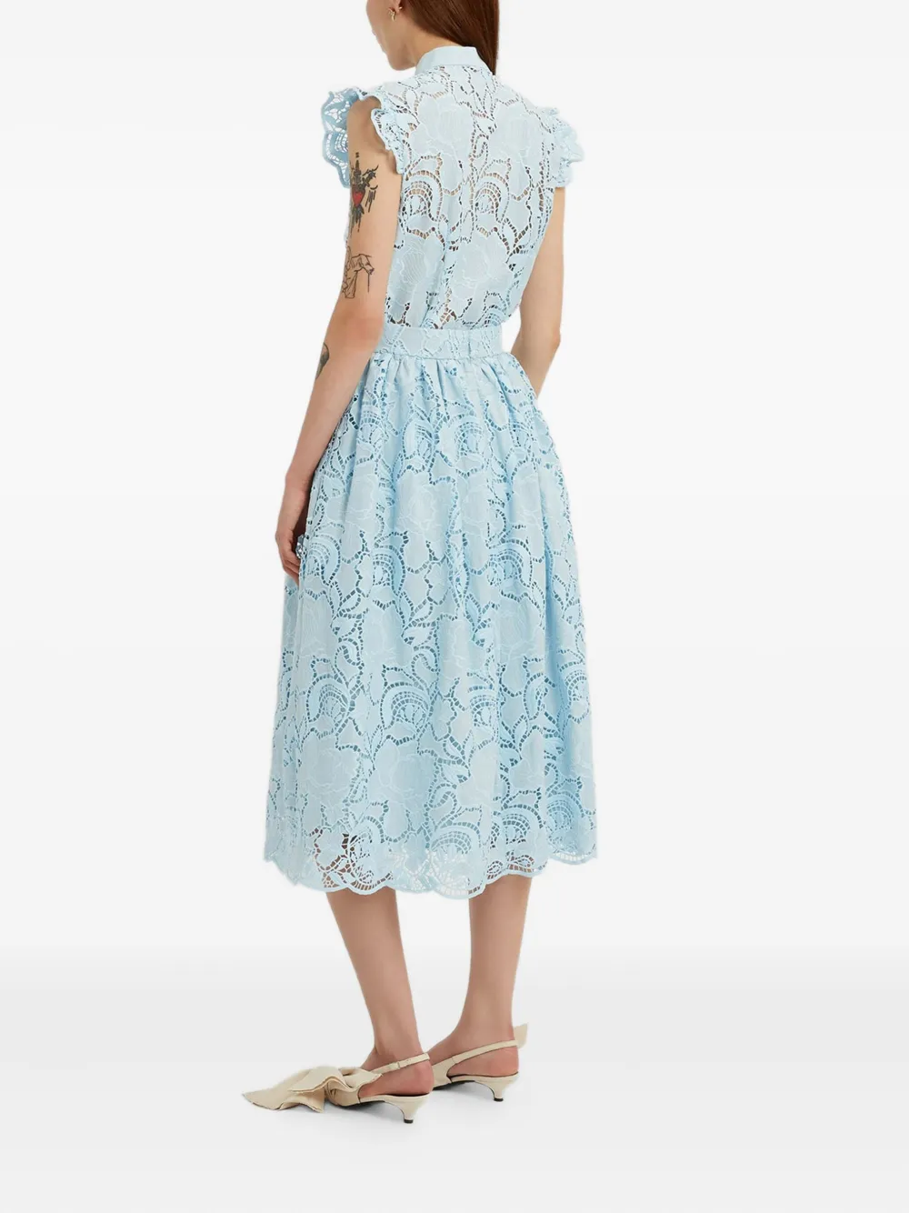 ERDEM Mouwloze top Blauw