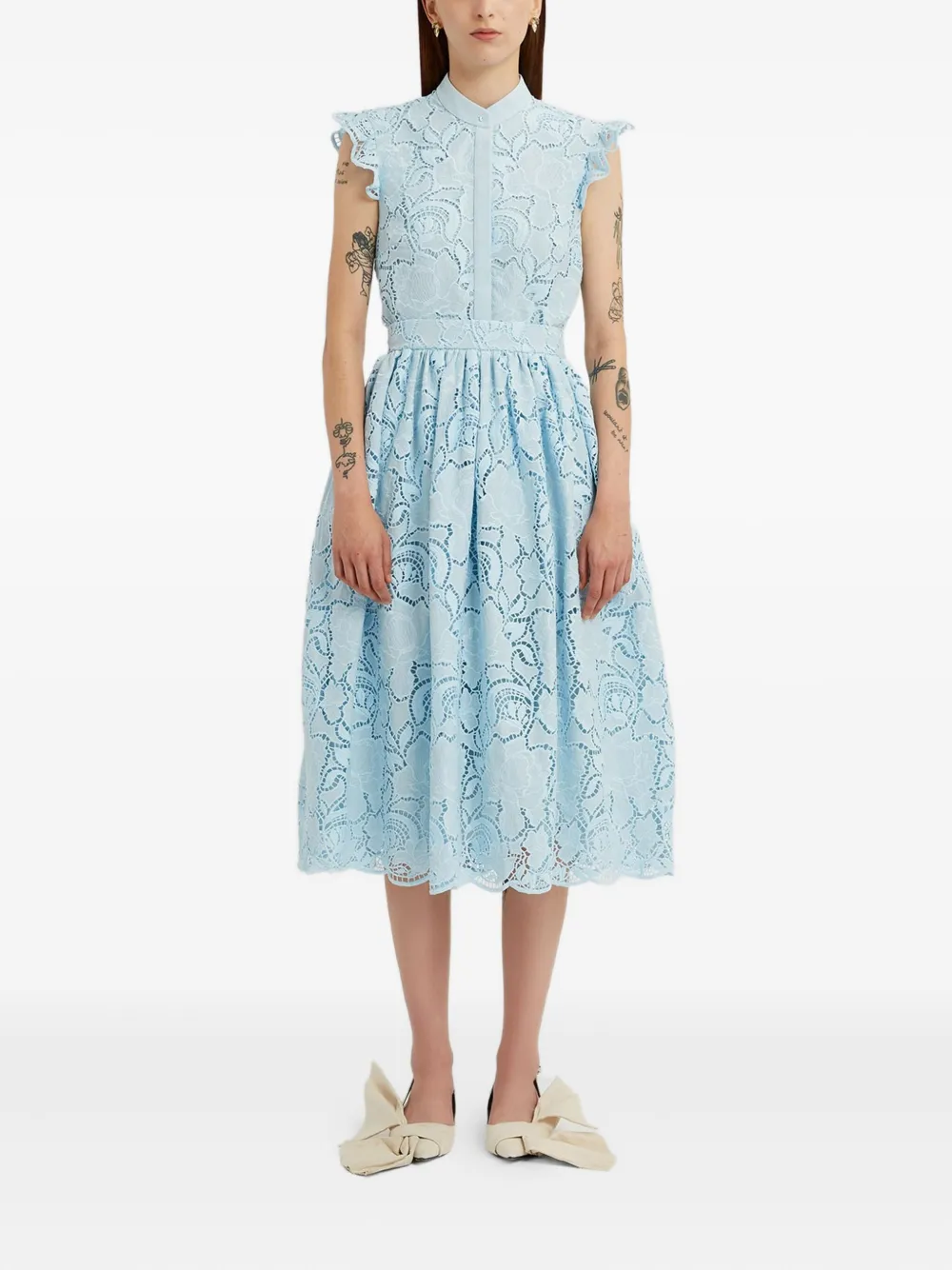 ERDEM Mouwloze top Blauw