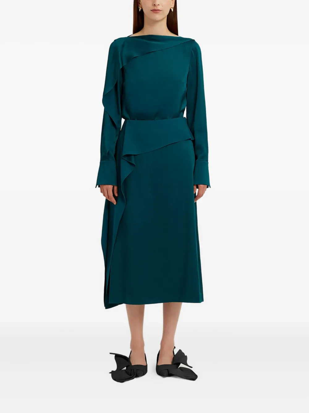 ERDEM draped-ruffle top | Blouses | Image 2