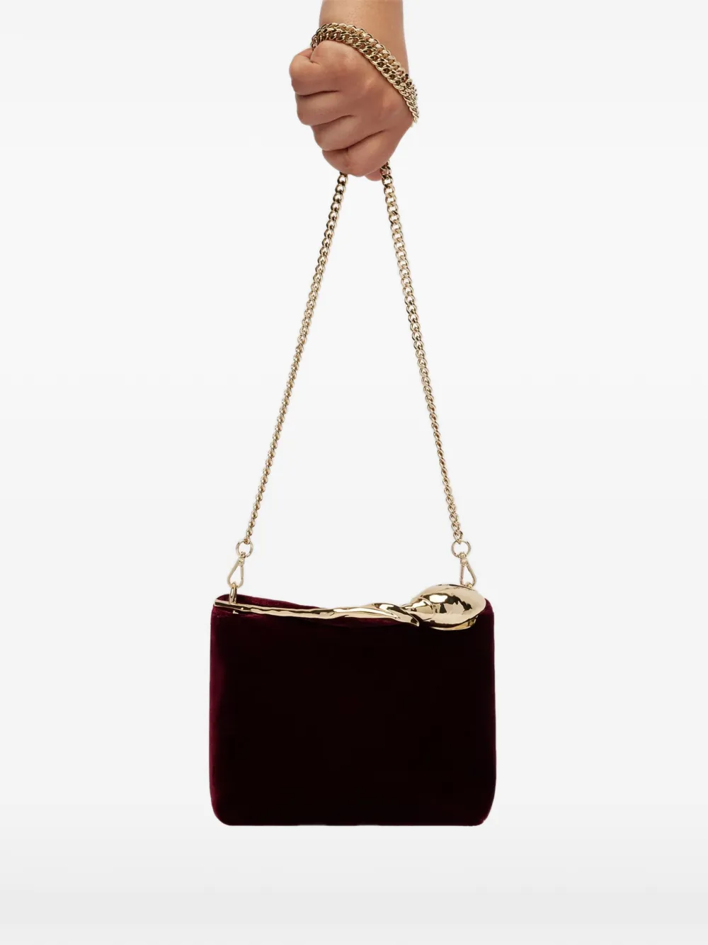 Erdem Mini Bloom Bag in Red, view 2