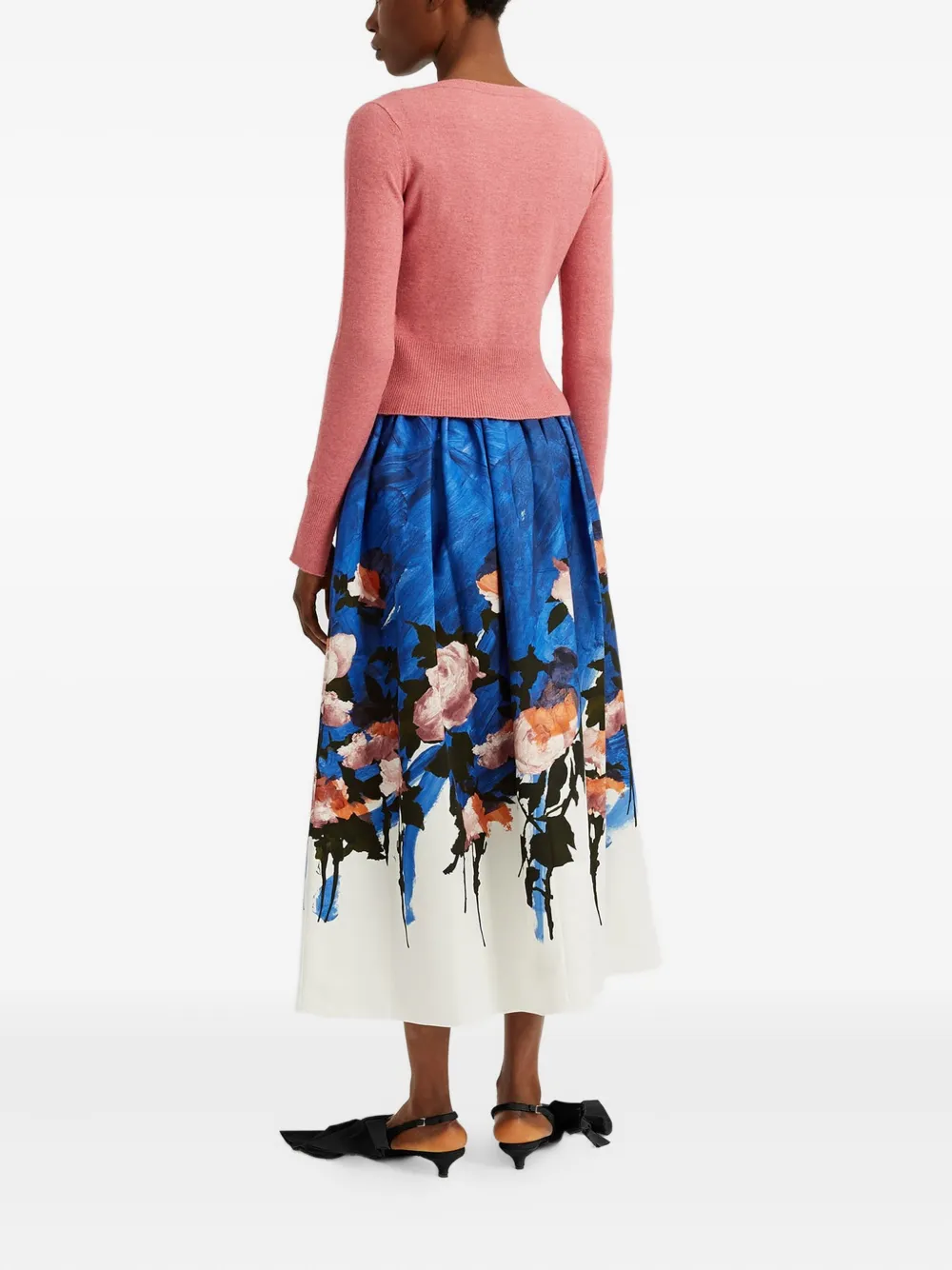 ERDEM Vest met V-hals Roze