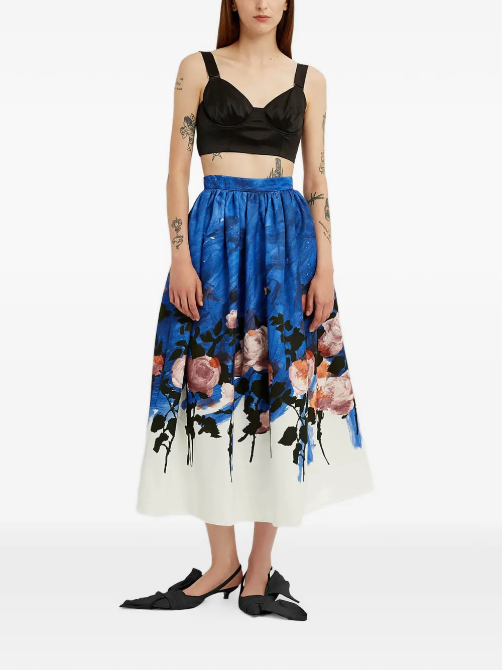 ERDEM Korset bh top Zwart
