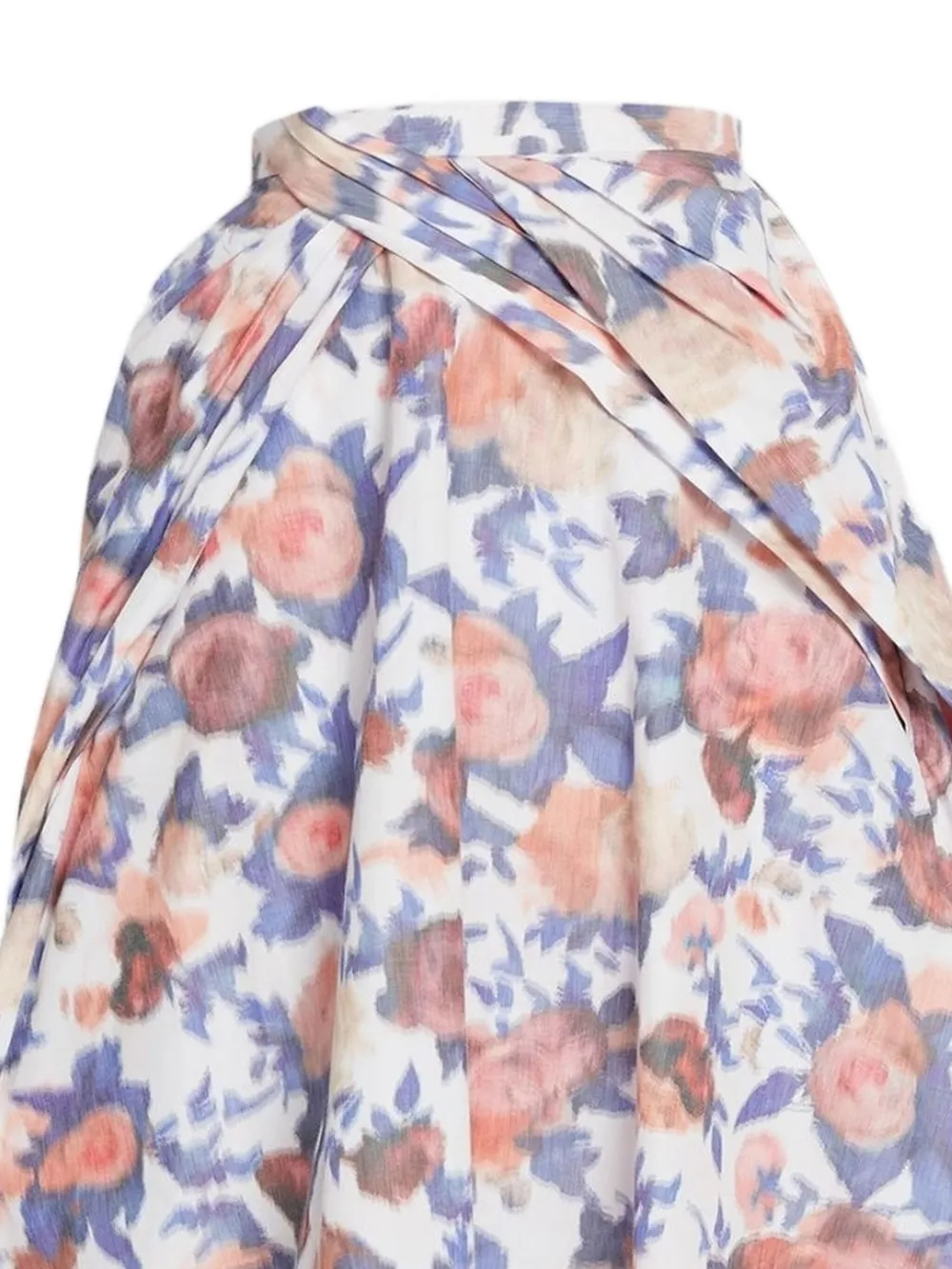 ERDEM Maxi-rok met bloemenprint Paars