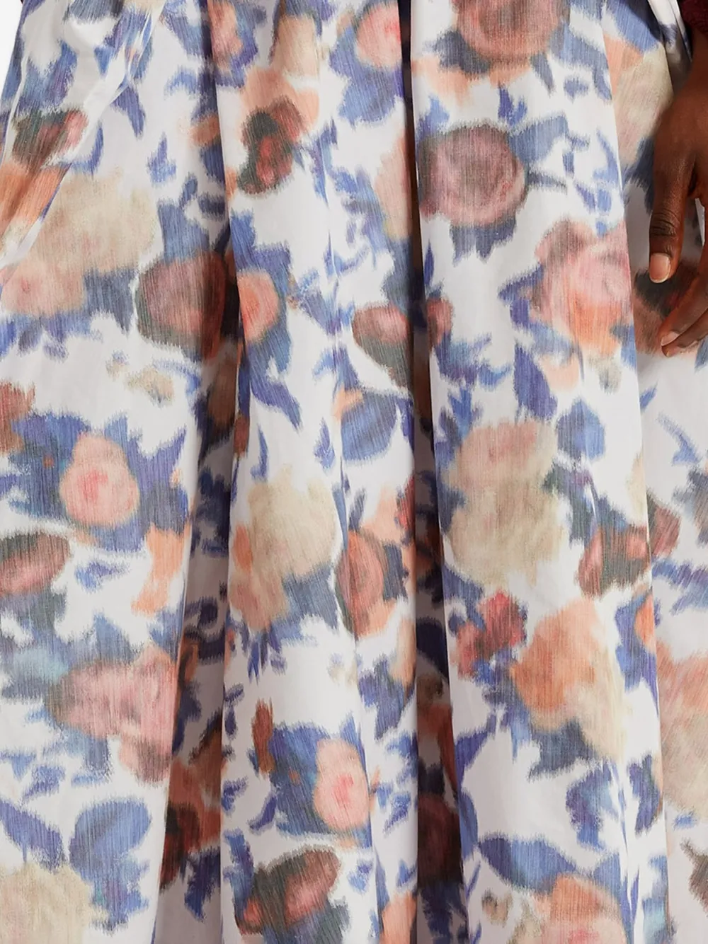 ERDEM Maxi-rok met bloemenprint Paars