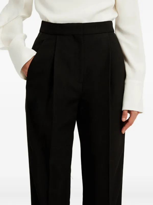 ERDEM ストレートパンツ | ブラック | FARFETCH JP