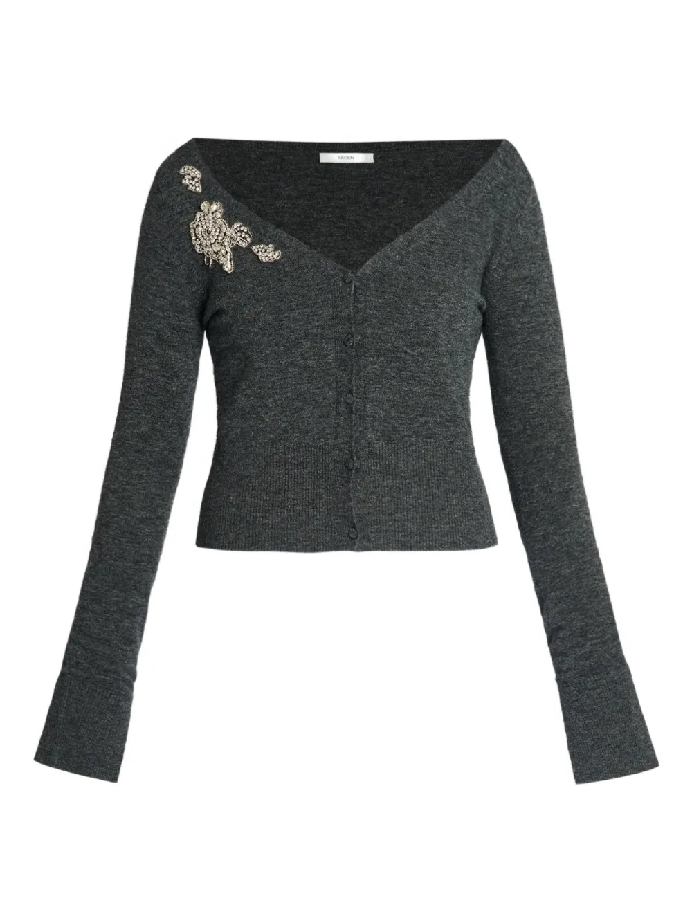 ERDEM Vest met V-hals Grijs
