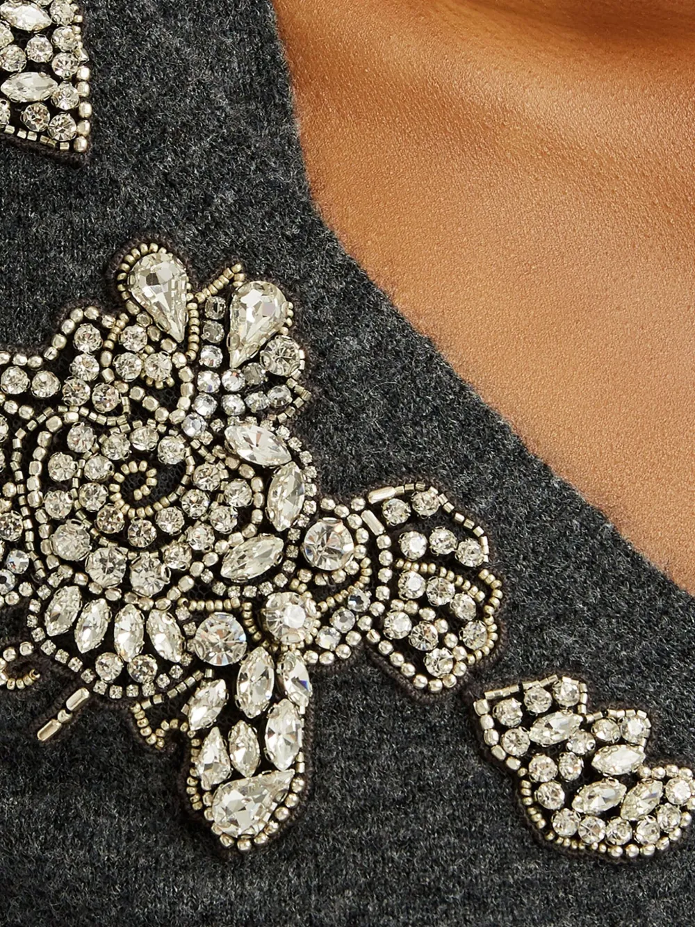 ERDEM Vest met V-hals Grijs