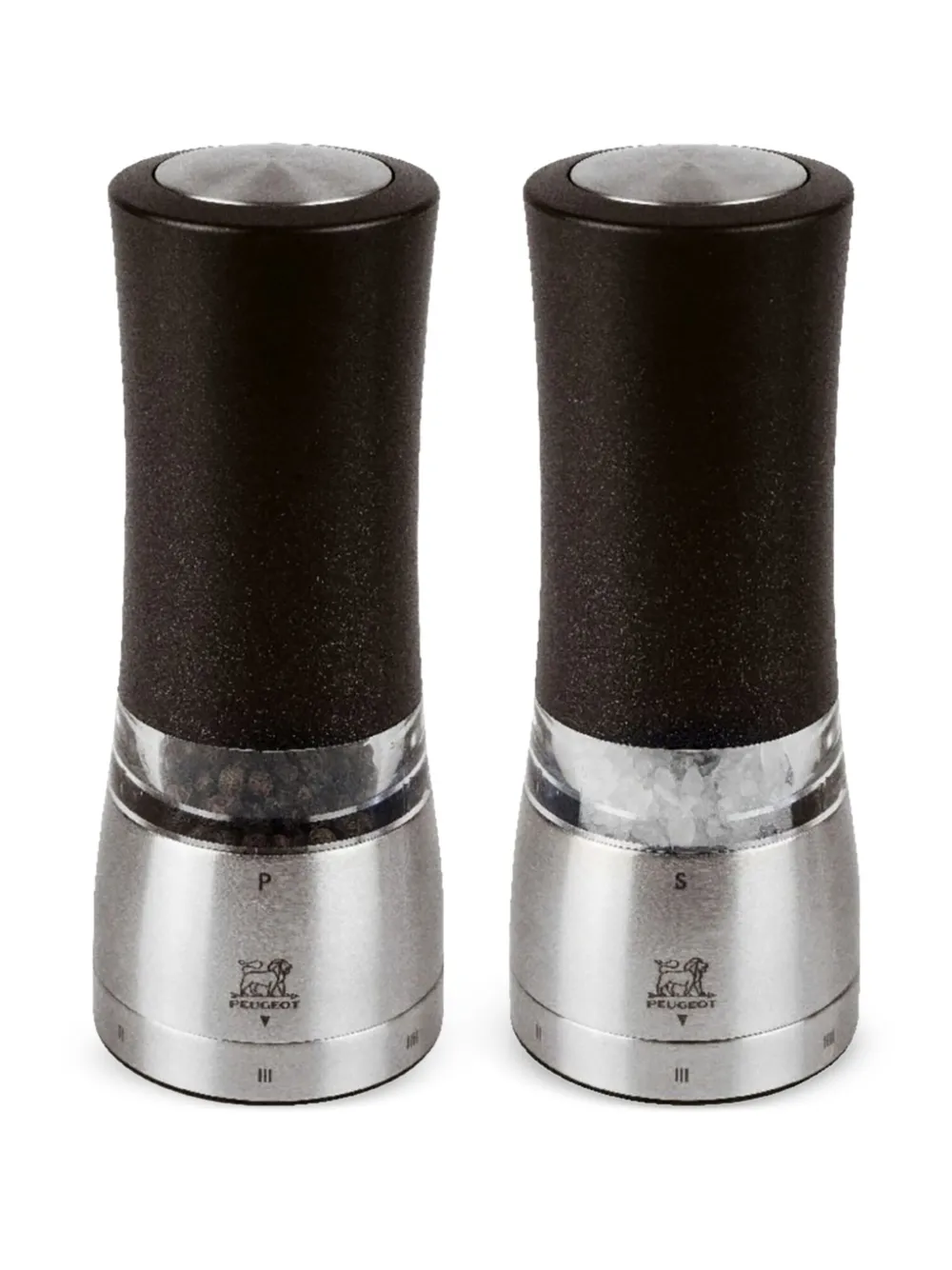 Peugeot Madras salt and pepper mill (set of two) | Silver | Image 1