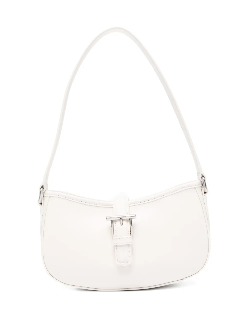 Alexander Mcqueen Mini T-bar Buckle-fastening Shoulder Bag In Neutral