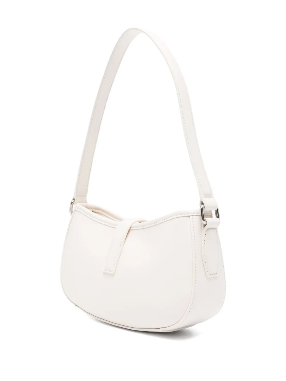 Alexander Mcqueen Mini T-bar Buckle-fastening Shoulder Bag In Neutral