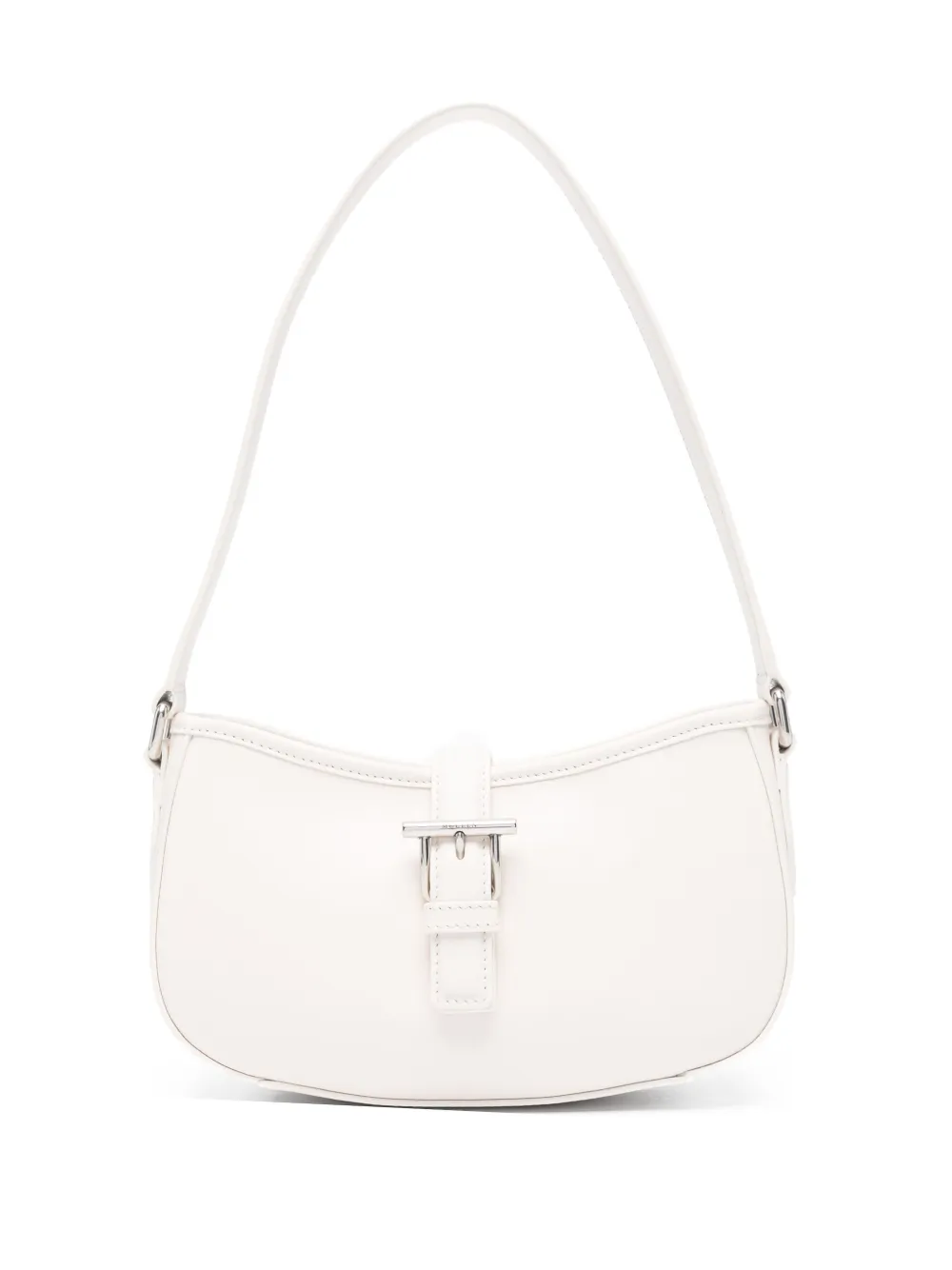 Alexander McQueen mini T-bar buckle-fastening shoulder bag | Neutrals | Image 1