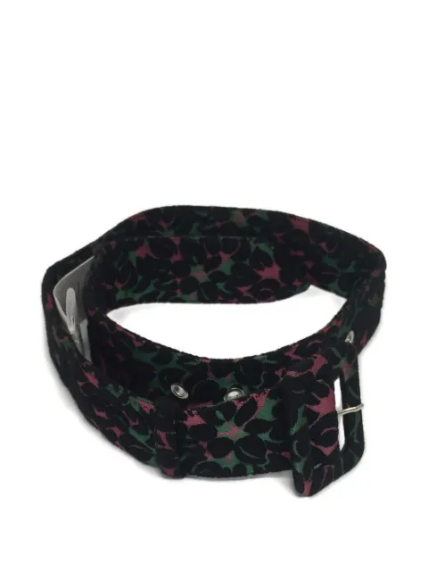 Miu Miu floral-motif buckle belt