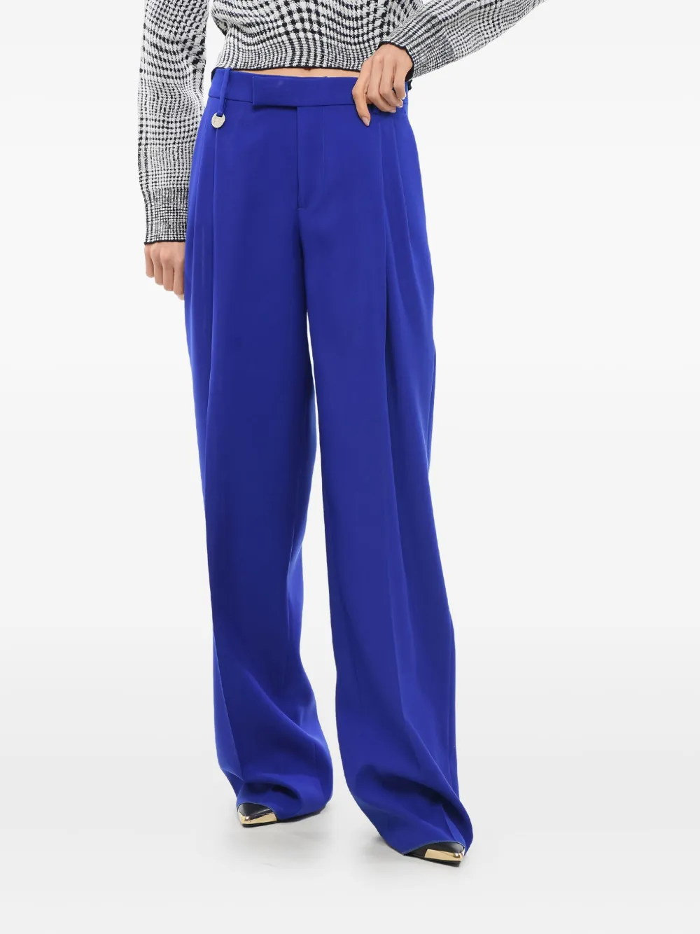 Burberry pleated trousers Blauw