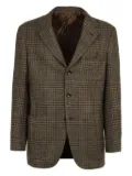 Kiton checked blazer - Brown
