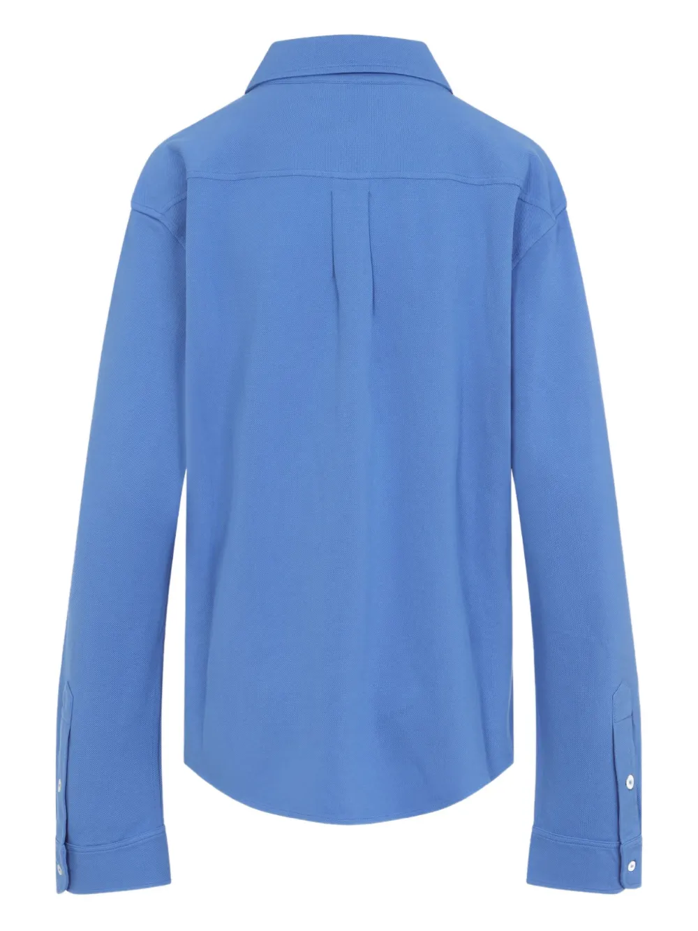 Miu Blouse met geborduurd logo Blauw