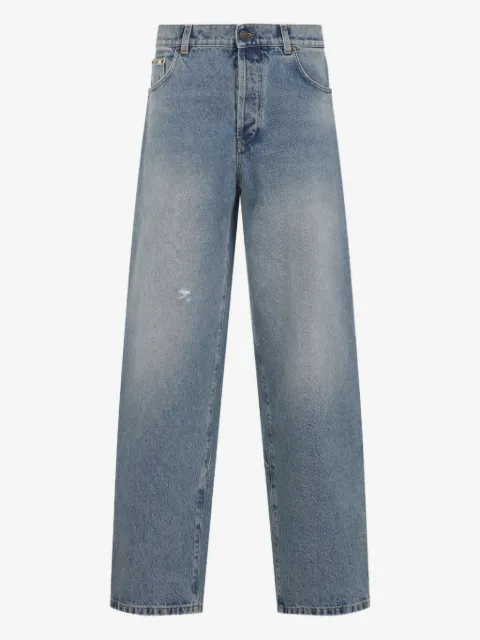 Moschino Jeans con effetto vissuto