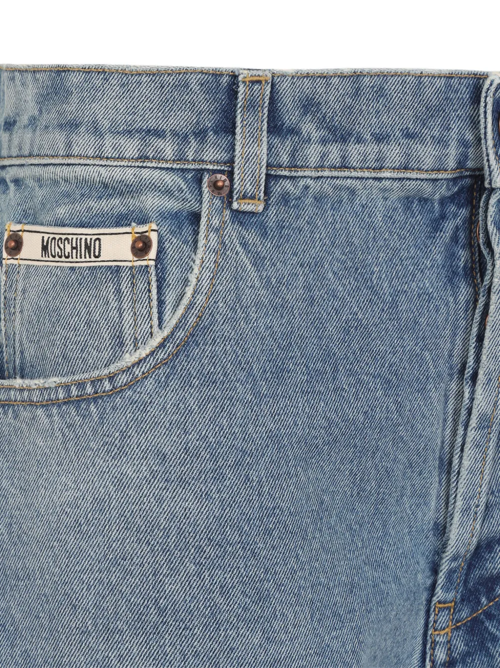 Moschino Straight jeans Blauw