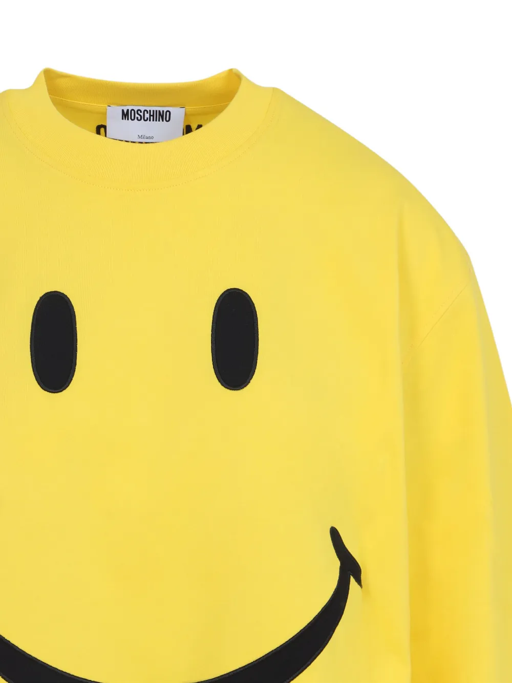 Moschino x Smiley katoenen T-shirt Geel