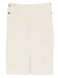 Gucci Pre-Owned 2000s button-detail skirt - Neutrals