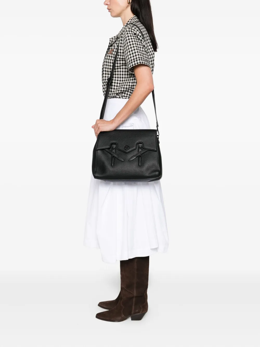 Secret Pon Pon medium Yalis knotted-detail shoulder bag | Image 2