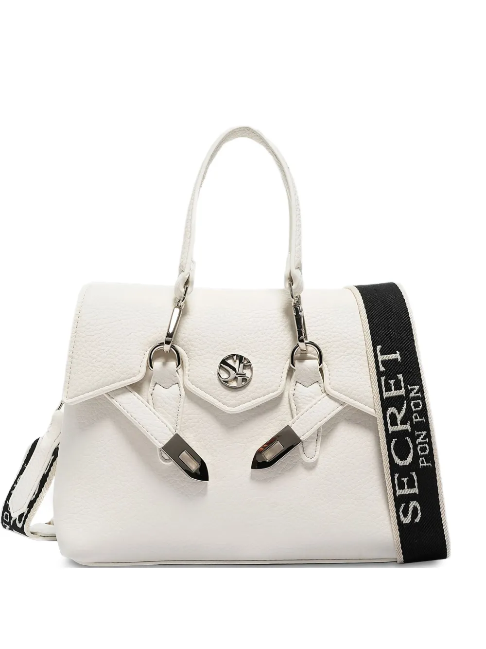 Secret Pon Pon bolsa de hombro Quiny pequeña | blanco | Image 1