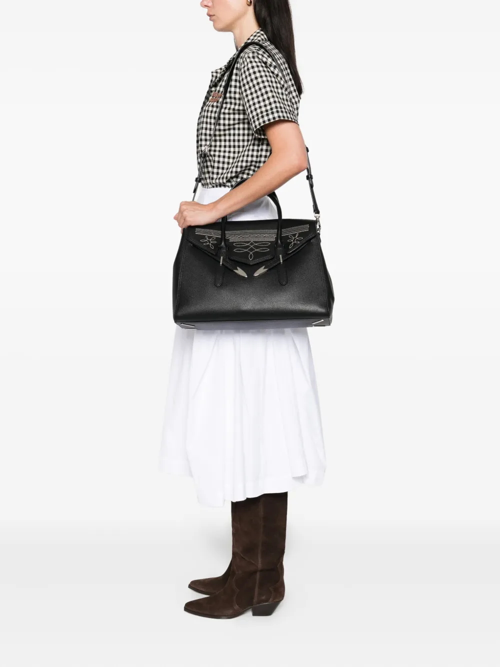 Secret Pon Pon large Yalis Rodeo embroidered tote bag | Image 2