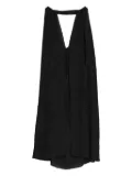 Amir Slama cape maxi dress - Black