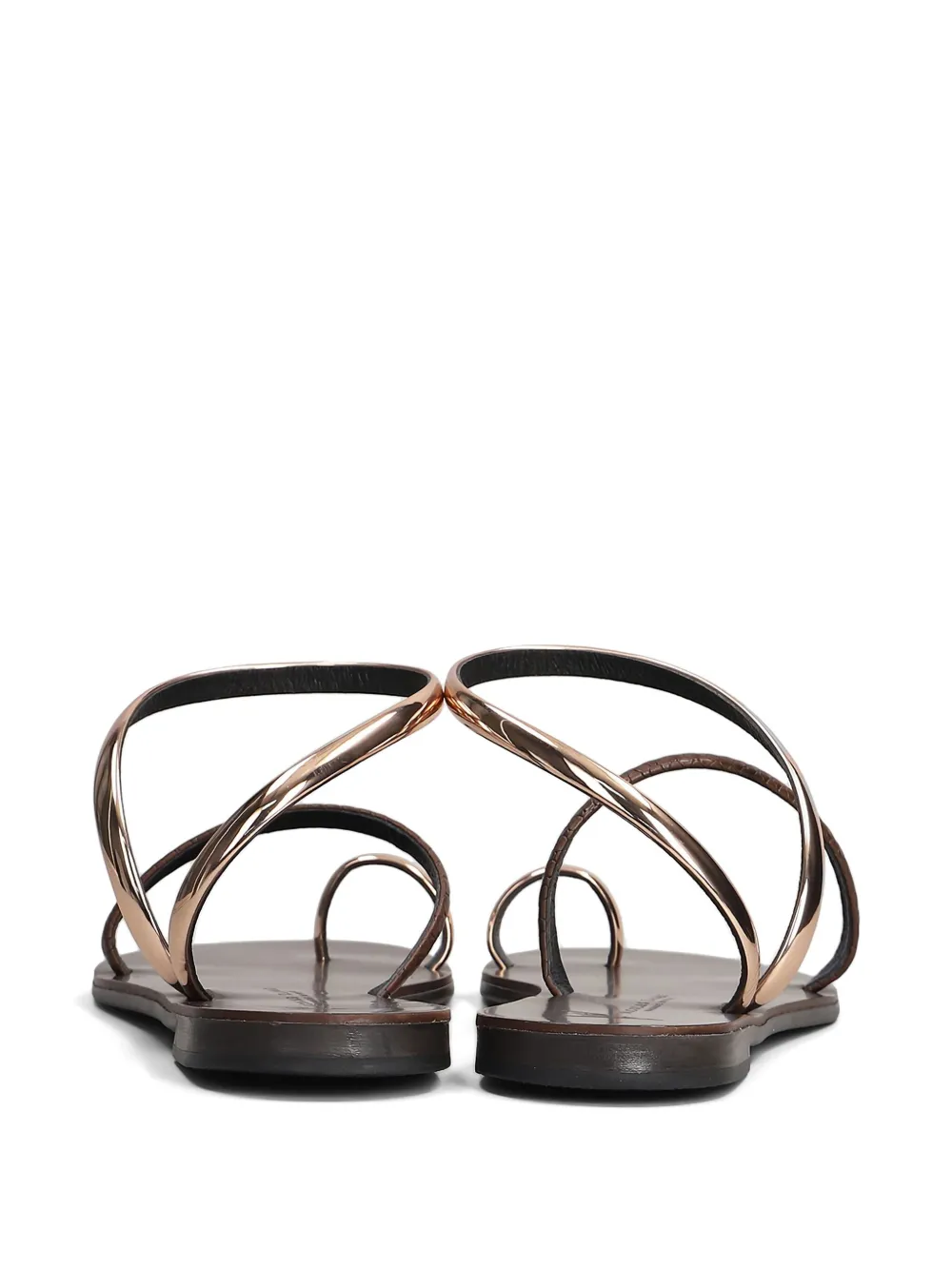 Nicolas Lainas Arch Ithaca platte sandalen Bruin