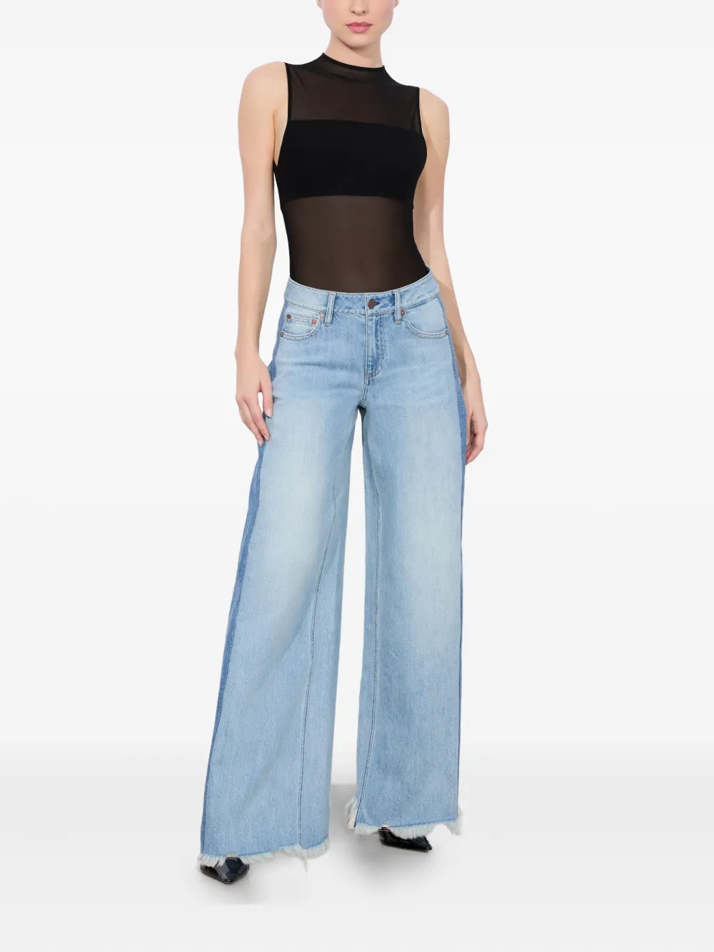 alice + olivia Bandeau body Zwart