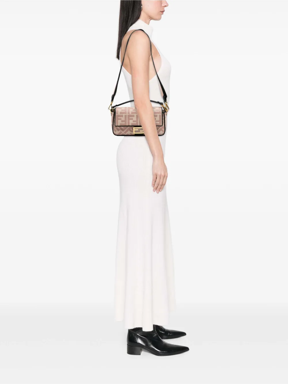 Fendi Pre-Owned 2010-2024 Zucca Embroidered Canvas Baguette satchel | Pre-Owned | Image 2
