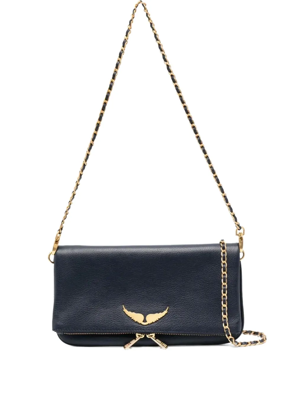 Zadig & Voltaire Rock Shoulder Bag In Blue