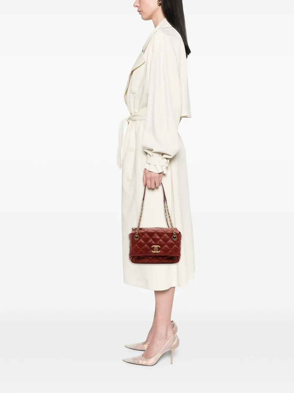 CHANEL Pre-Owned sac porté épaule Ultimate Stitch Retro Chain Flap CC (2011) | Pre-owned | Image 2