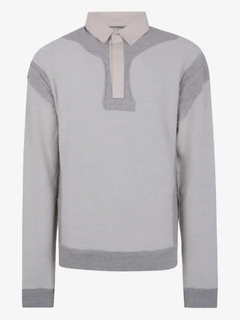 Maison Margiela textured-finish polo shirt