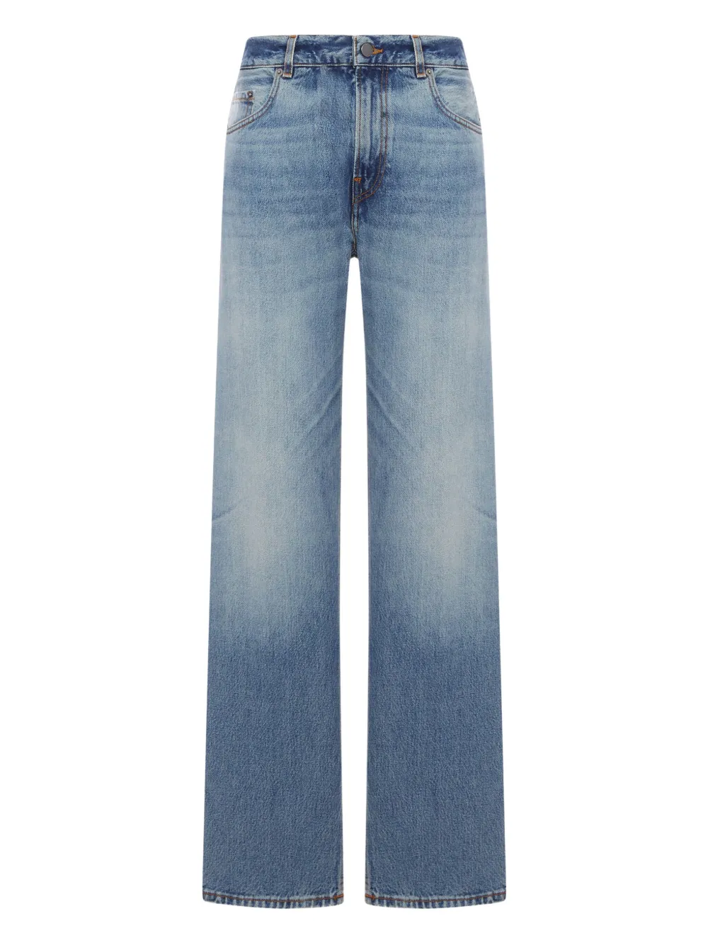 Haikure logo-patch jeans Blauw