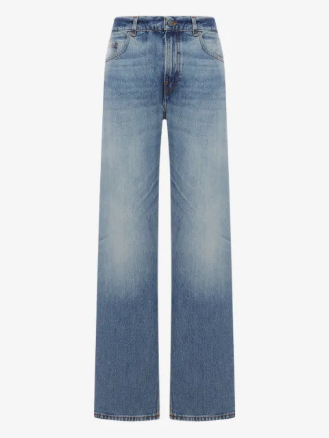 Haikure logo-patch jeans