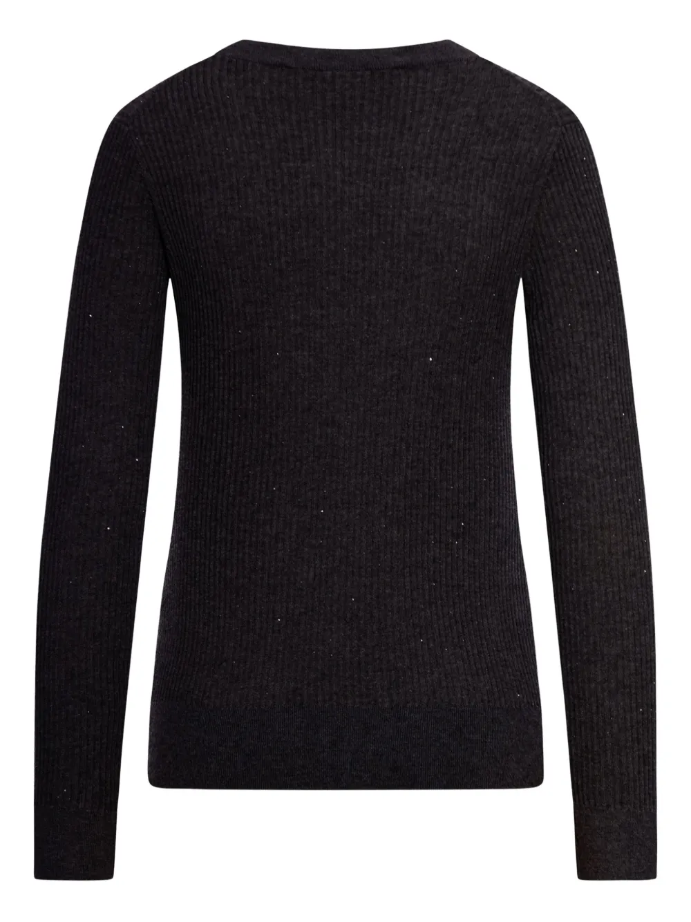 Max Mara Marabu ribbed sequin-embellished sweater Zwart