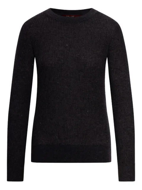 Max Mara Marabu ribbed sequin-embellished sweater