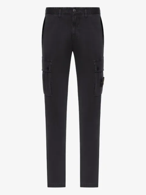 Stone Island cargo-pocket old effect trousers