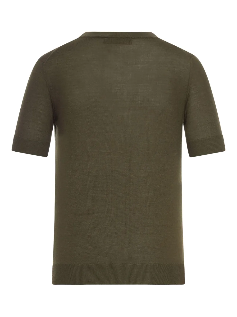 Gucci logo-intarsia cashmere top Groen