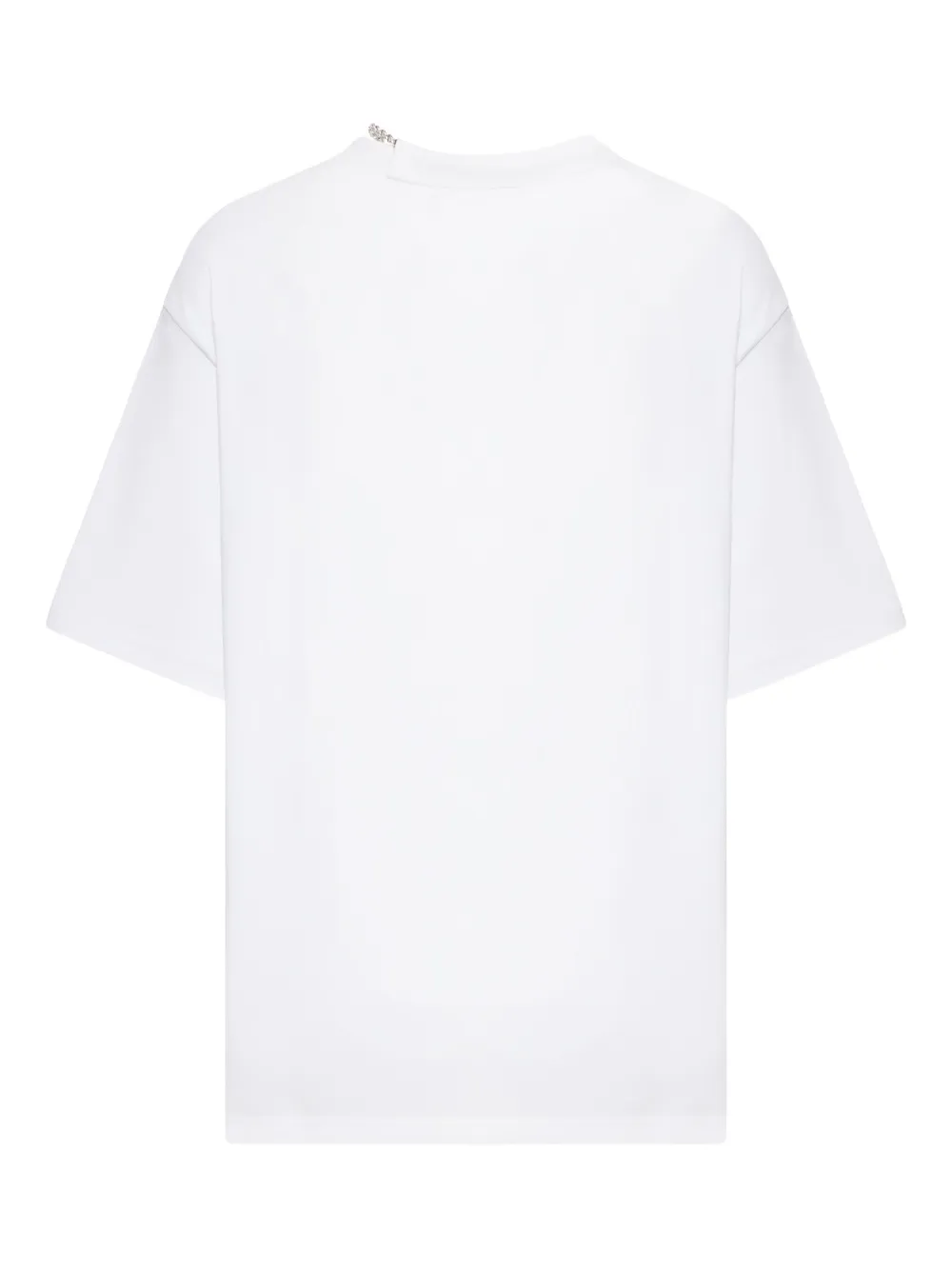 Sportmax chain-detail cotton T-shirt Wit