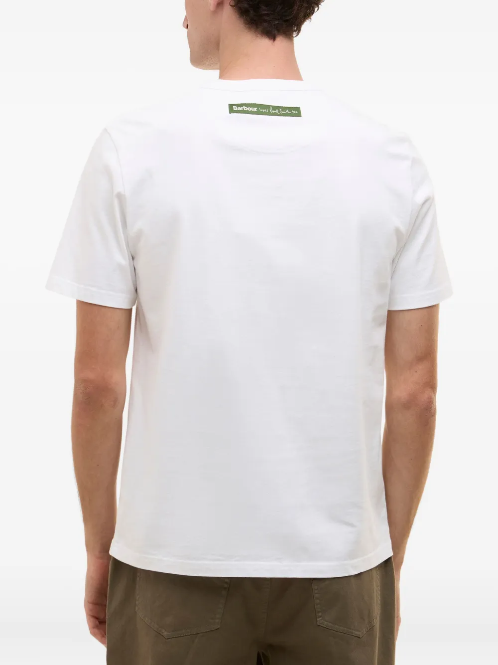 Barbour Paul Smith Cow-print T-shirt In White
